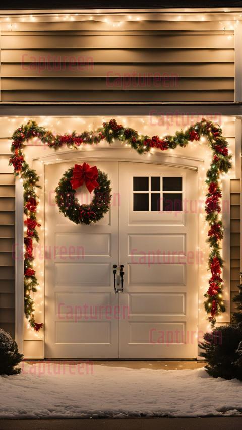 Magical Christmas Garage Door Decorations for a Festive Display