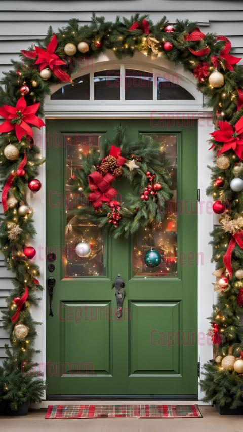 Unique Christmas Garage Door Decorations with Seasonal Charm