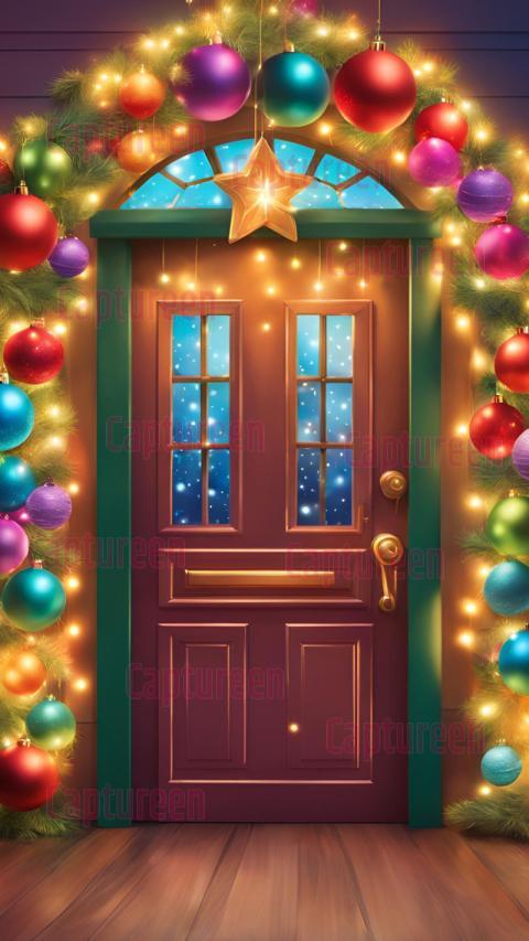 Magical Christmas Door Decoration for Preschool Celebrations