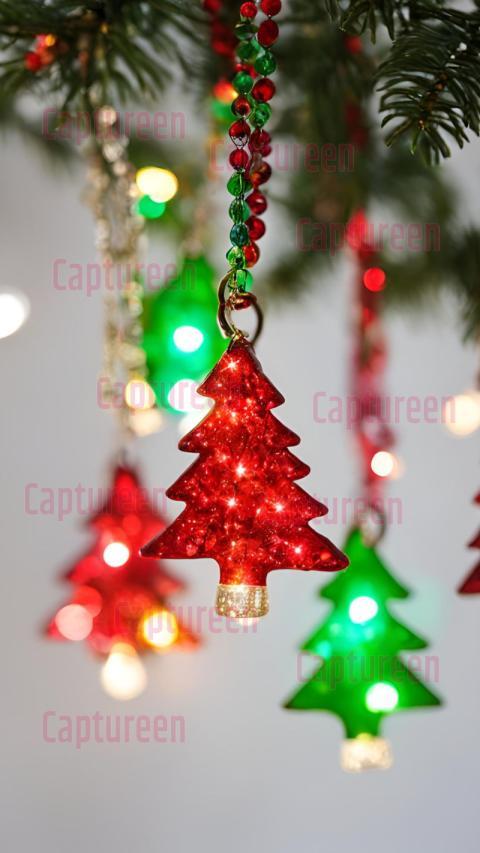 Affordable Christmas Light Necklace from Dollar Tree