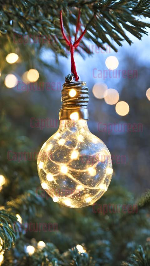 Dollar Tree Christmas Light Necklace for Budget Friendly Cheer