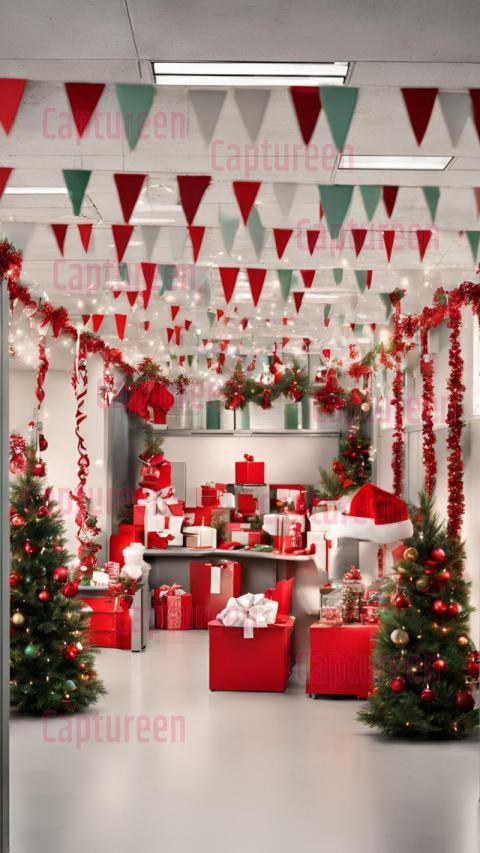 Charming Christmas Cubicle Decorations Ideas for a Holiday Touch