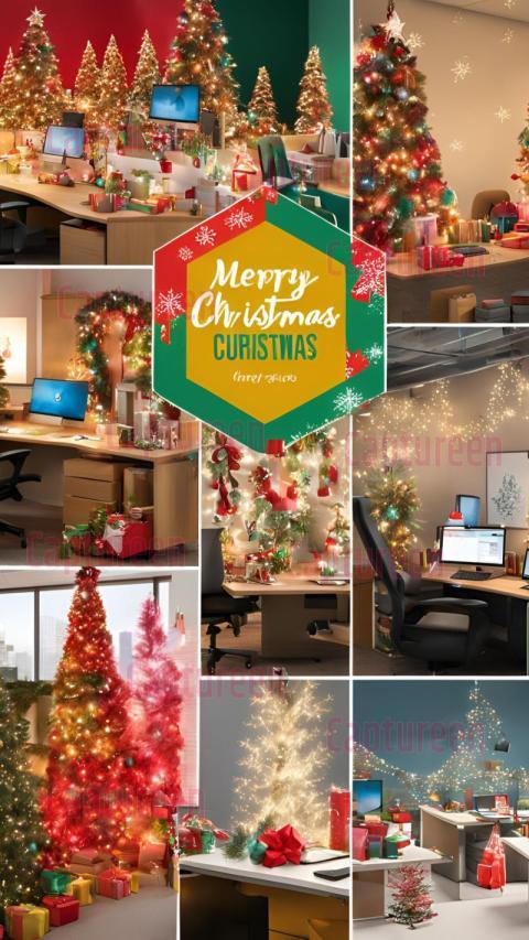 christmas cubicle decorations ideas