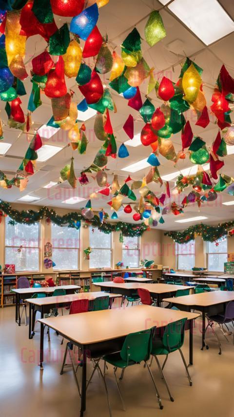 Creative Christmas Door Decorations for Classroom Cheer