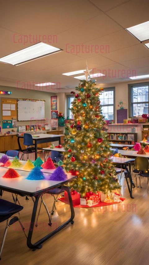 Unique Christmas Door Decorations for Classroom Holiday Spirit