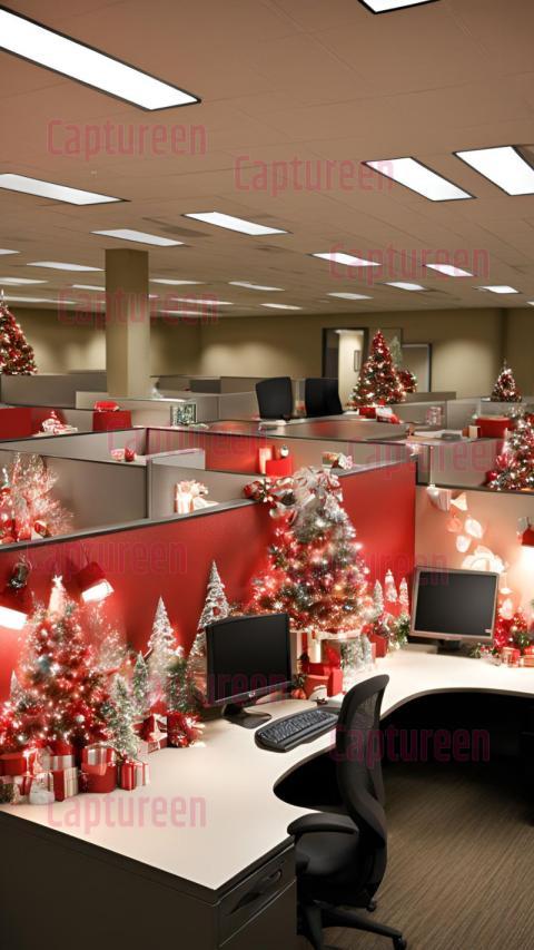 Creative Office Cubicle Christmas Decorating Ideas for a Festive Workspace