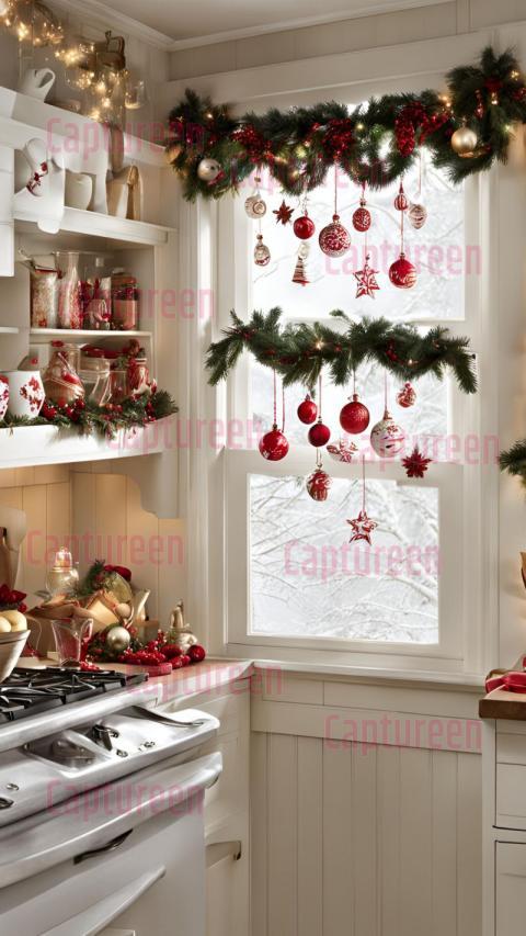 Elegant Xmas Kitchen Curtains to Transform Your Space