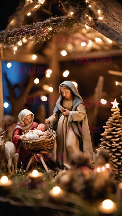 Stunning Christmas Crib Images HD for Seasonal Decor