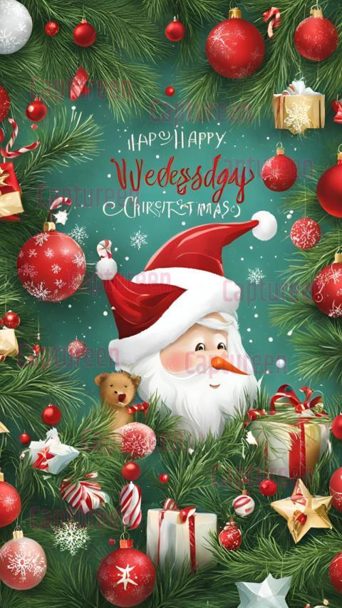 Unique Happy Wednesday Christmas Images for Midweek Magic