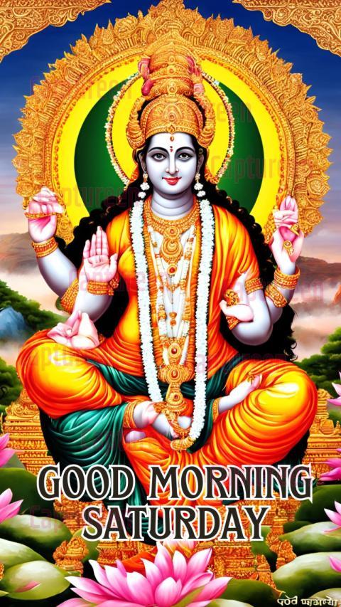 Good morning Saturday God images in Hindi to spread positivity and love