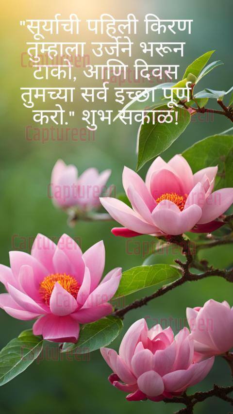 Life good morning quotes in Marathi to energize your day