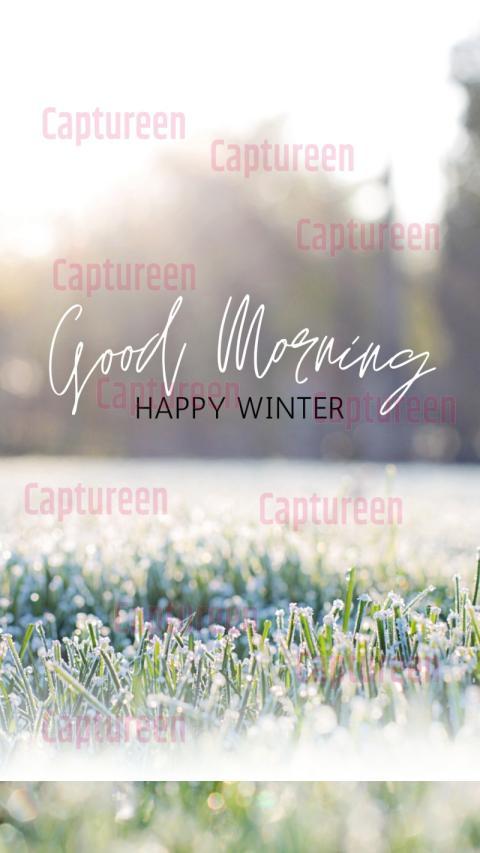 Good morning happy Thursday winter images with snowy scenes