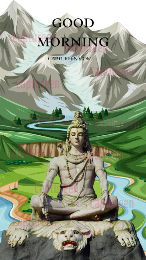 om namah shivay good morning images hd