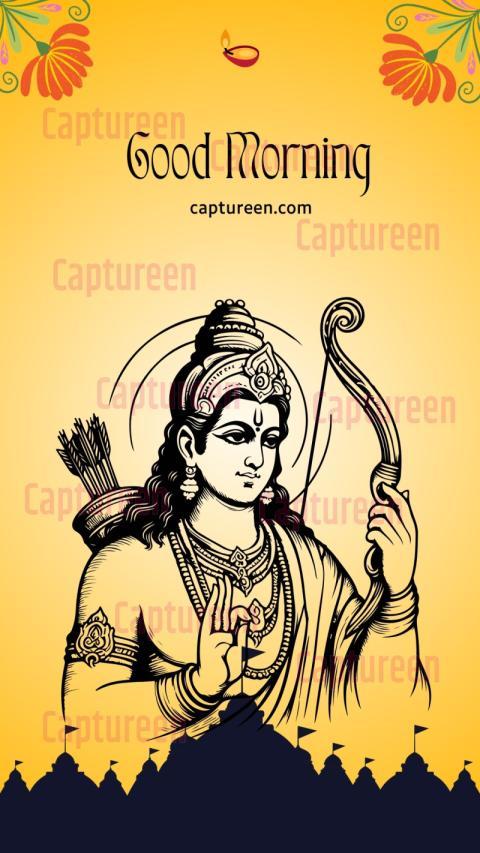 shri ram good morning images