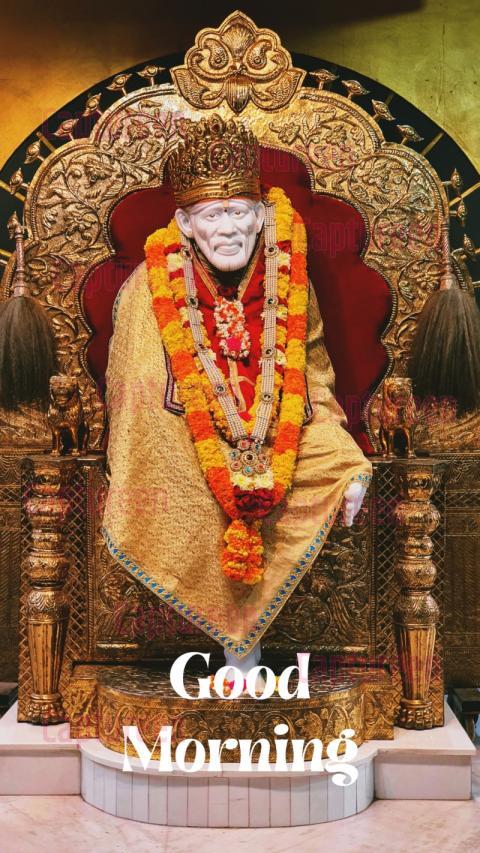 good morning sai baba images hd