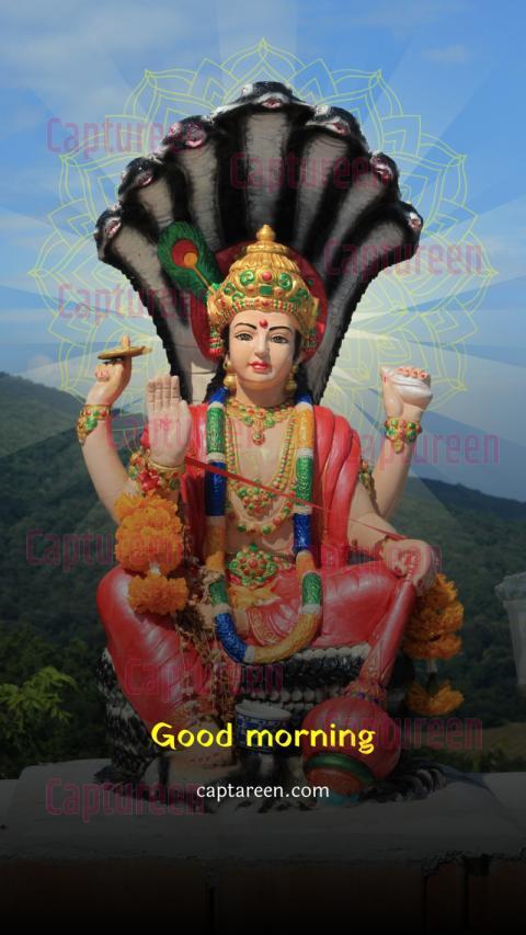 vishnu bhagwan good morning image