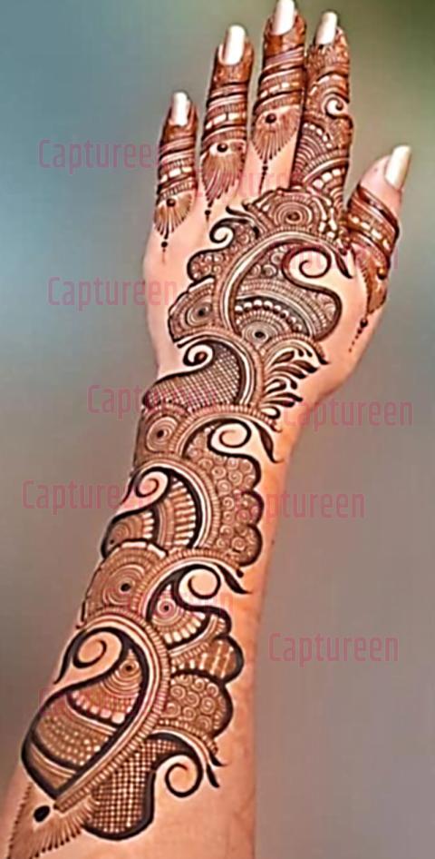 royal instagram mehndi design