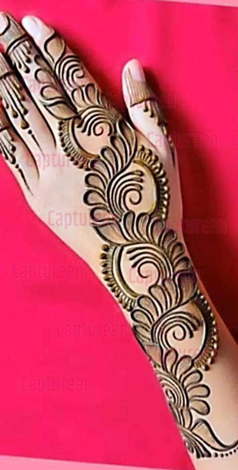 simple mehndi designs backhand