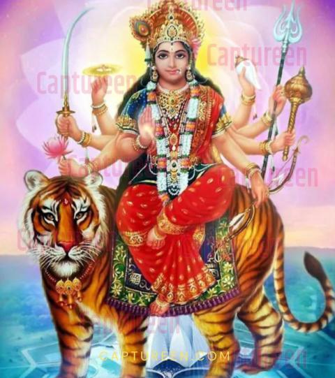 beautiful photo of maa durga