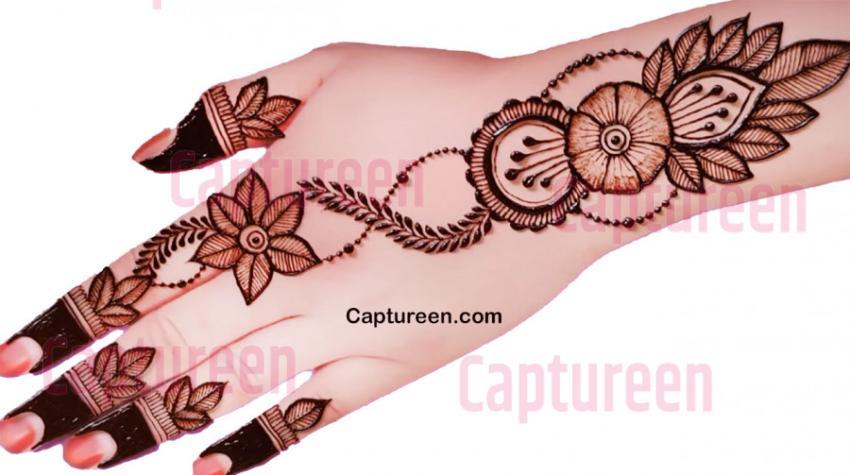 Back Hand Easy Mehndi Design