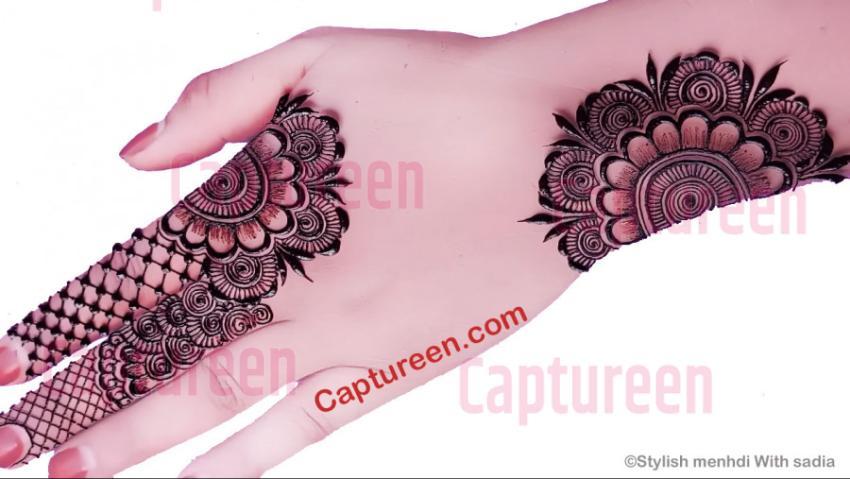 back mehndi design