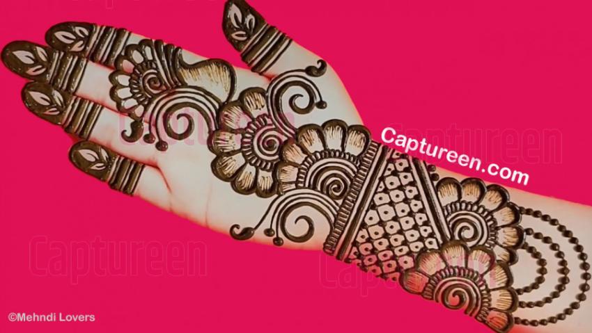 easy arabic mehndi design