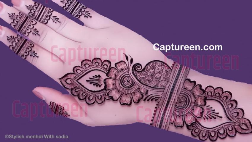 Stylish Mehndi Design