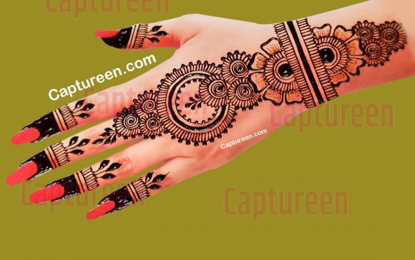 Back Hand Arabic Mehndi Design