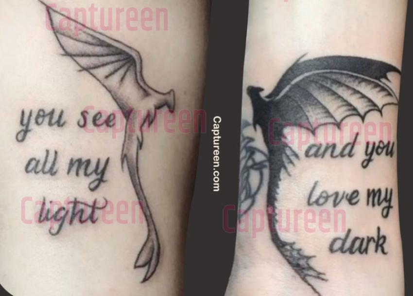 couple tattoo designs on hand