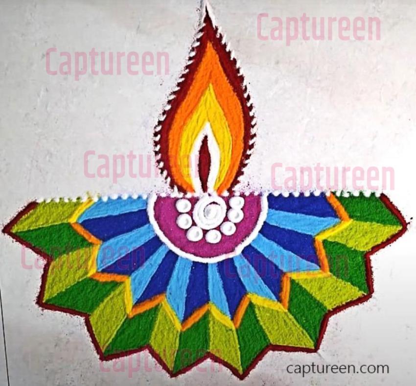 geometrical rangoli designs for competition