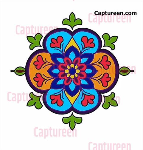 rangoli design clipart