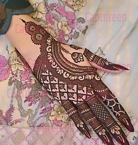 mehndi designs for thin hands