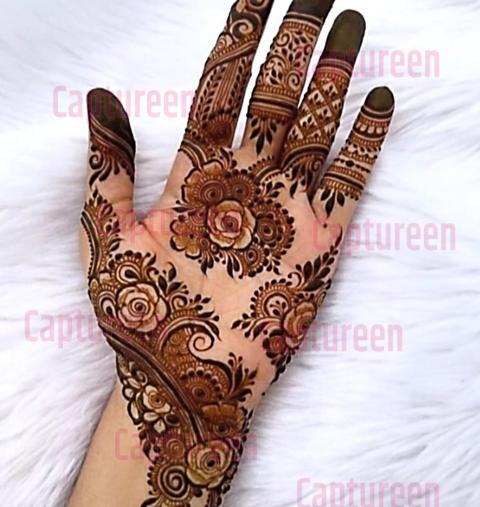 mehndi design dubai rose