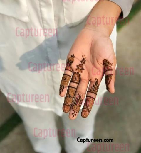 simple mehandi design for boy