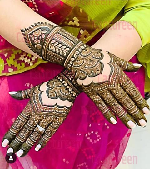 mehndi designs for young girls