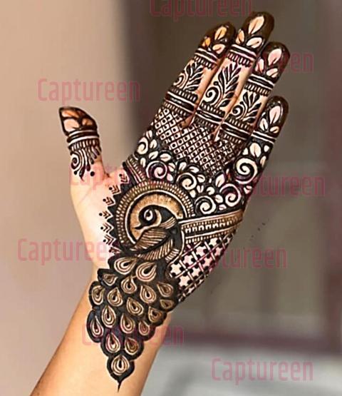 wedding royal bridal mehndi design