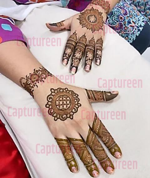 puja special mehndi design