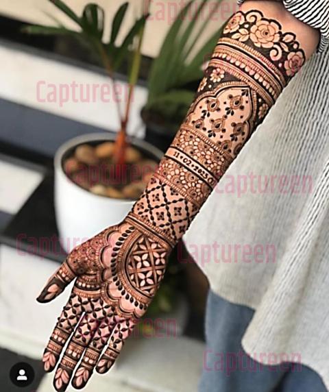 mehndi designs for karwa chauth