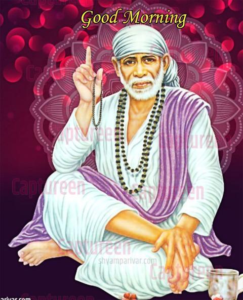 Lord Sai Baba Good Morning Images to Begin Your Day Gracefully