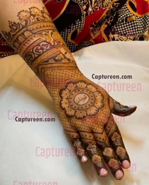 floral arabic mehndi designs