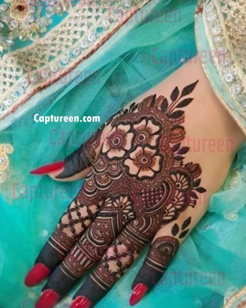 back half hand mehndi design