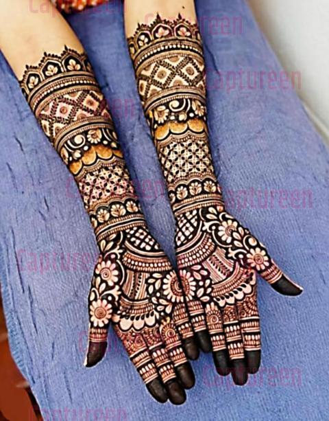 mehndi designs bridal full hand simple