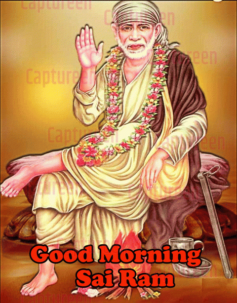 Good morning images Sai Ram for a spiritually fulfilling start