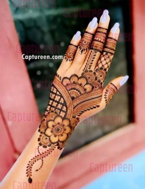 easy and beautiful mehndi designs for back hand