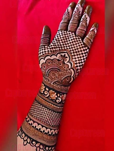 mehndi design in front full hand