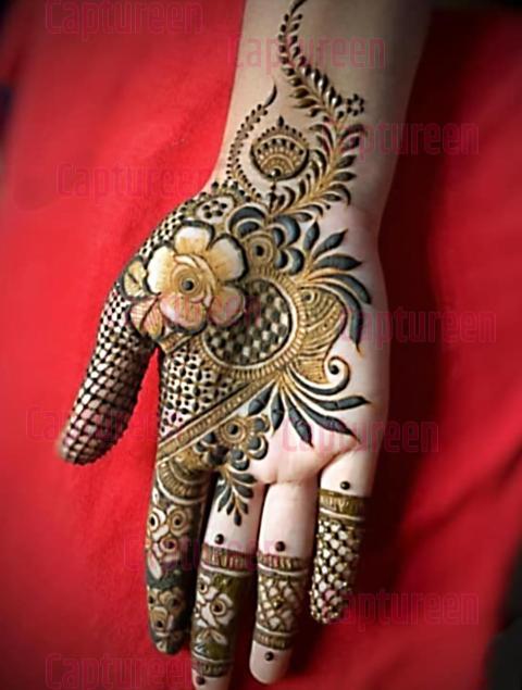 old mehndi design photo