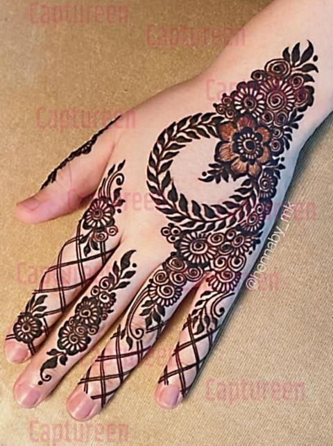 mehndi plant design