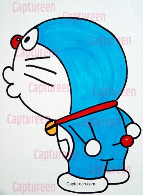 doraemon wali rangoli