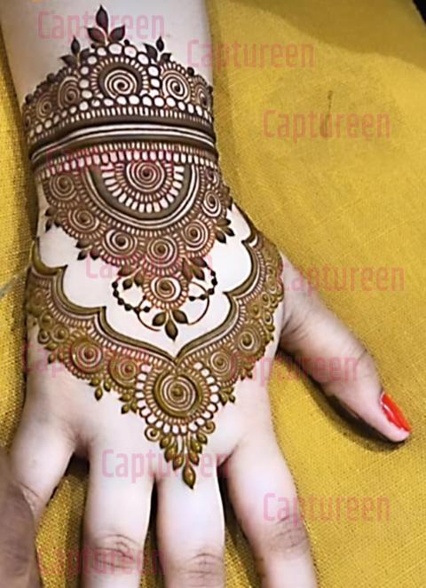 mehndi design baby girl