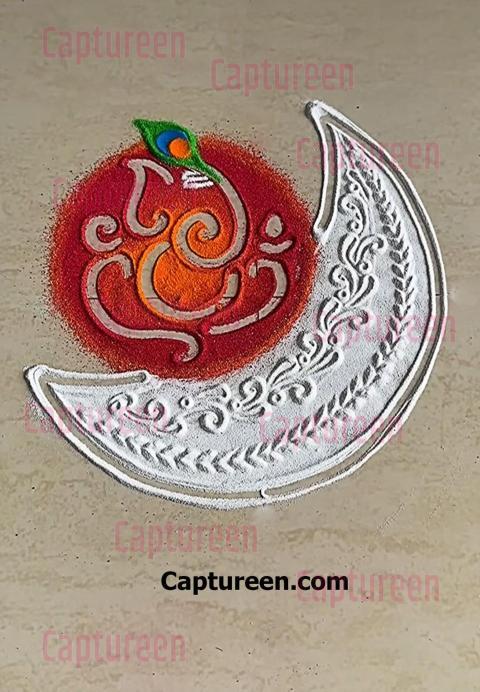 abstract rangoli designs